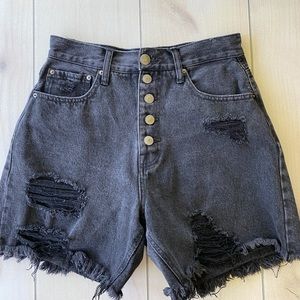 Black high Wasted Mom Jeans